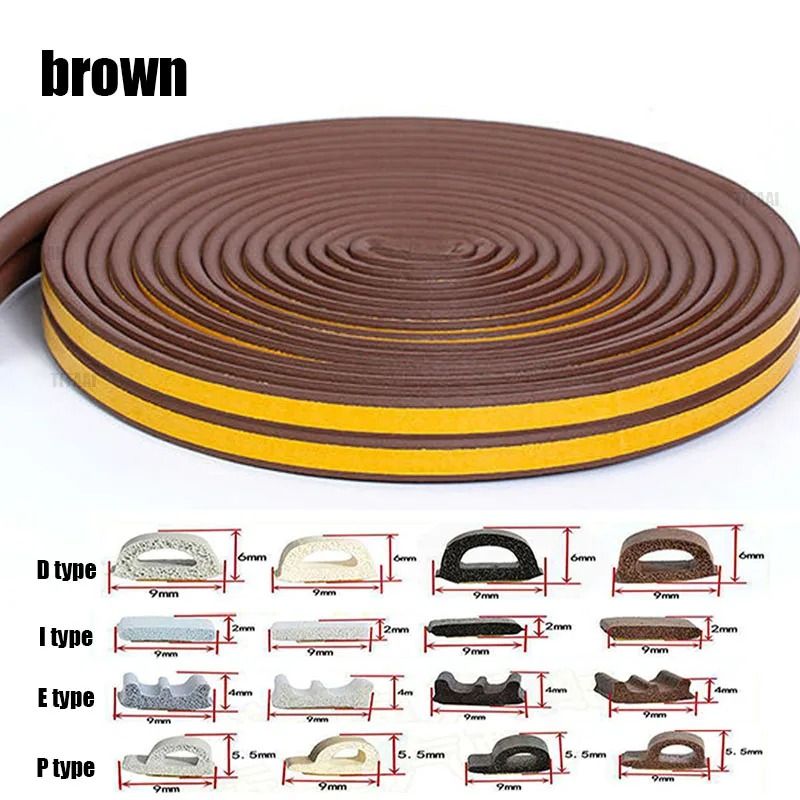 SelfAdhesive Rubber Sealing Strip For Doors  Windows 8