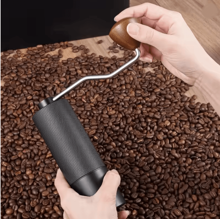 Professional Manual Coffee Grinder Stainless Steel Adjustable Burr Mill 1