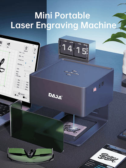 DAJA DJ6 Mini Portable Laser Engraver Bluetooth CNC Machine for Wood Leather and Plastic