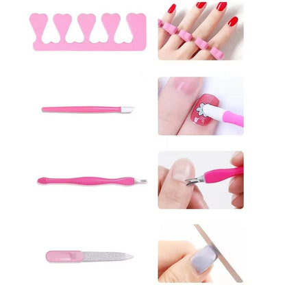 Professional USB Electric Nail Drill  Nail Lamp Starter Kit 5