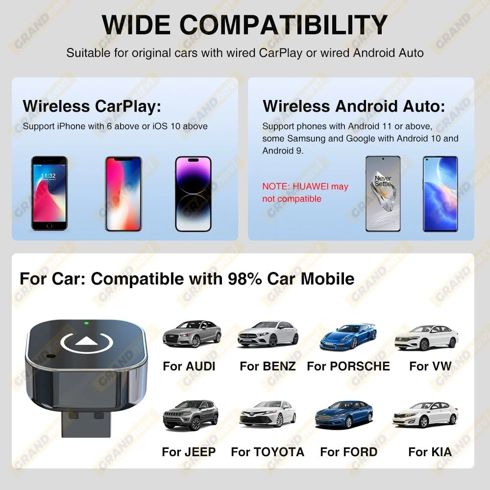 Wireless CarPlay And Android Auto Adapter 4