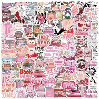 Bookish Reading Sticker Decals Mix Pack 1