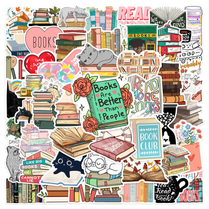 Bookish Reading Sticker Decals Mix Pack 2