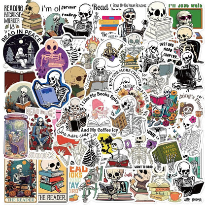 Bookish Reading Sticker Decals Mix Pack 9