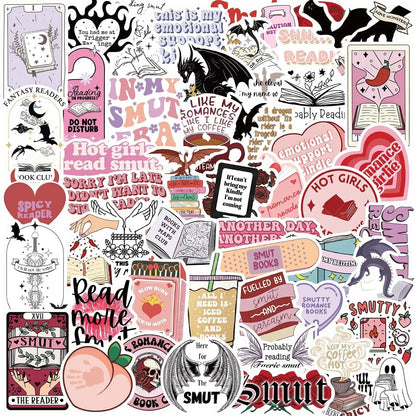 Bookish Reading Sticker Decals Mix Pack 3