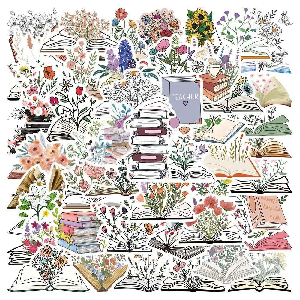 Bookish Reading Sticker Decals Mix Pack 11