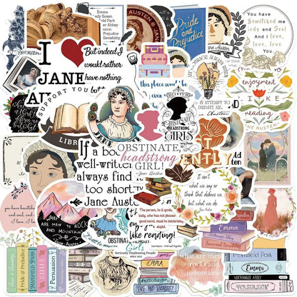 Bookish Reading Sticker Decals Mix Pack 13
