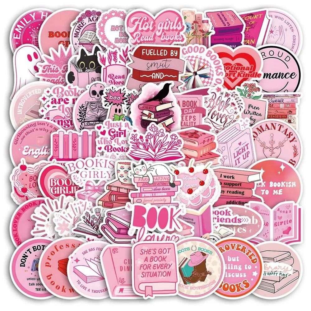 Bookish Reading Sticker Decals Mix Pack 15
