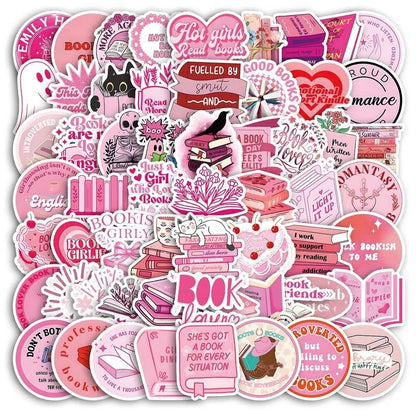Bookish Reading Sticker Decals Mix Pack 15