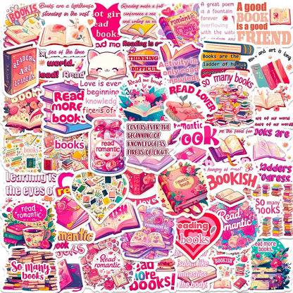 Bookish Reading Sticker Decals Mix Pack 17