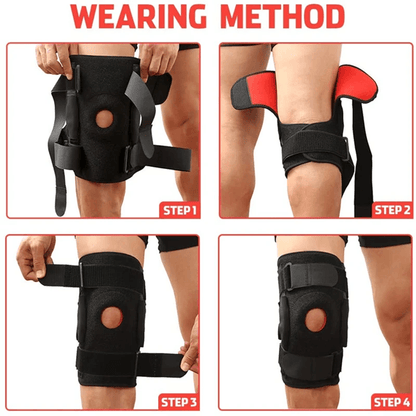 Adjustable Knee Support Brace With Open Patella For Pain Relief And Sports Protection 2