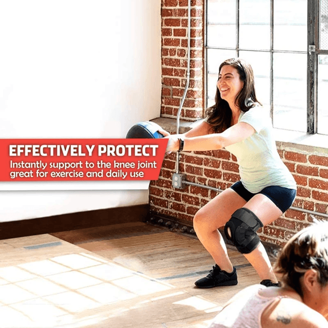 Adjustable Knee Support Brace With Open Patella For Pain Relief And Sports Protection 3