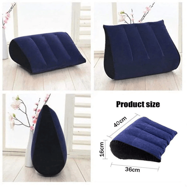 Inflatable Travel Pillow Multifunctional Body And Lumbar Support Cushion 3