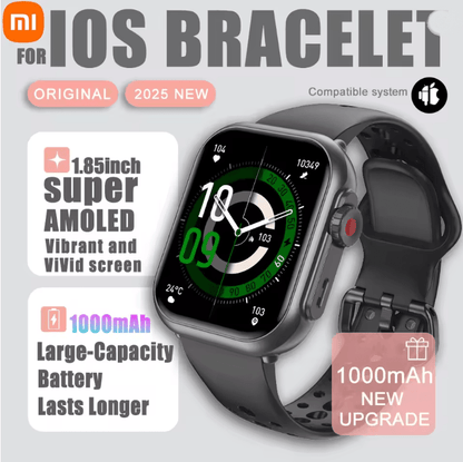 Xiaomi Smart Watch 185 Inch AMOLED Full Touch Screen Bluetooth Call Waterproof Watch 4