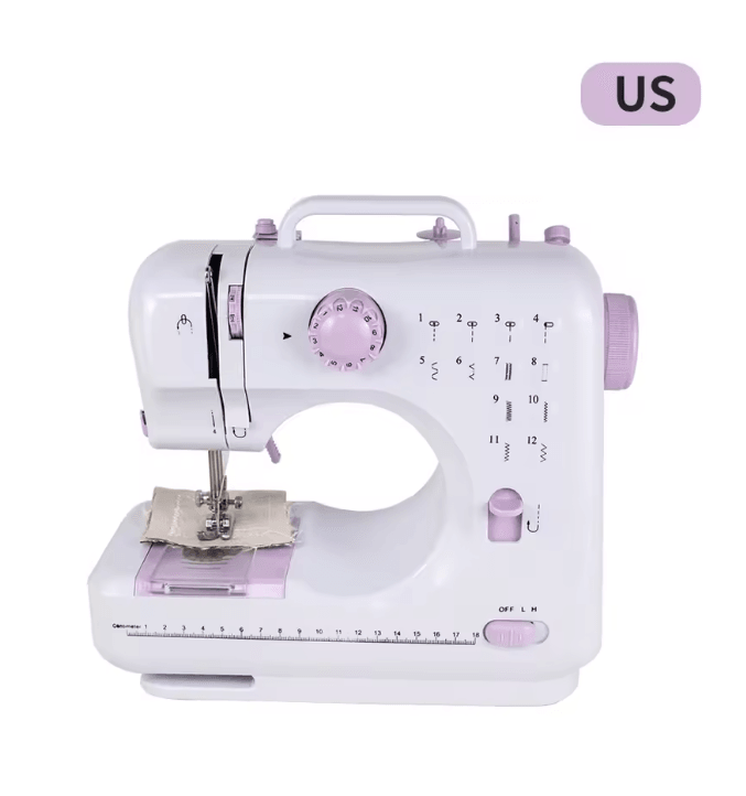 Portable Mini Sewing Machine With 12 Stitches Foot Pedal And Speed Control 3