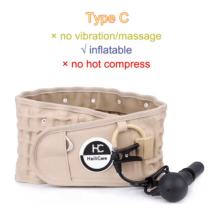 Heating Waist Massager Belt With Vibration And Inflatable Back Support 6