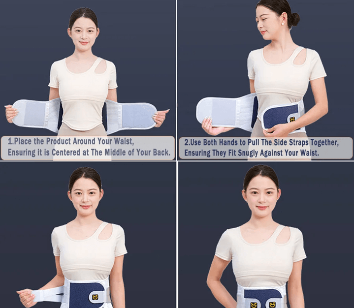 Adjustable Back Brace Support Belt For Lower Back Pain Relief And Lumbar Support 4