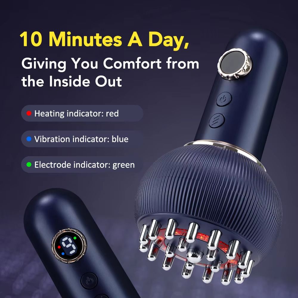 SlimSculpt Wireless Gua Sha Massager  Body Shaping  Lymphatic Drainage Device 1
