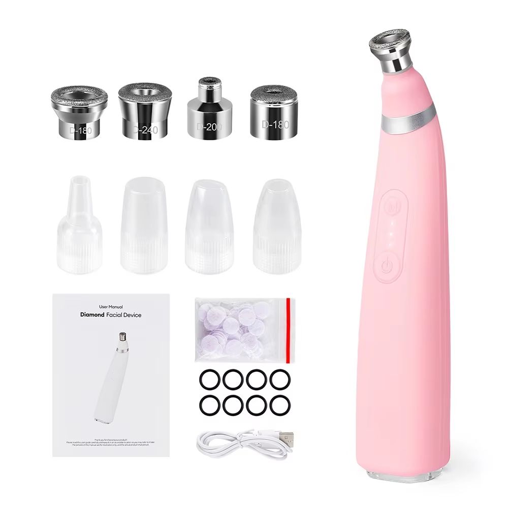 DiamondGlow Pro Microdermabrasion Machine For Home Facial Exfoliation  Deep Cleaning 12
