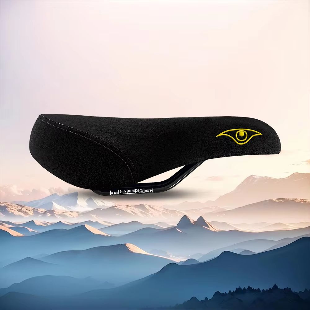 Funsea BMX Cruiser Bike Seat  Durable Wheelie Stunt Saddle With Flannelette Cover  Embroidered Logo 3