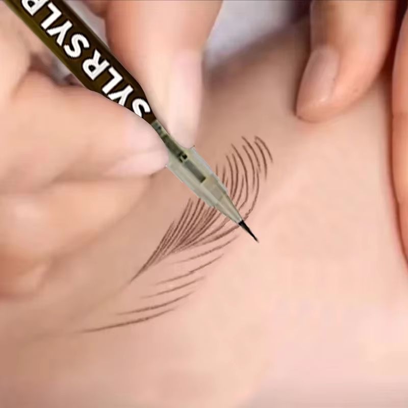 PrecisionLine Ultra Fine Waterproof Eyebrow Pen – Long Lasting, Smudge Proof, High Pigment Brow Pencil