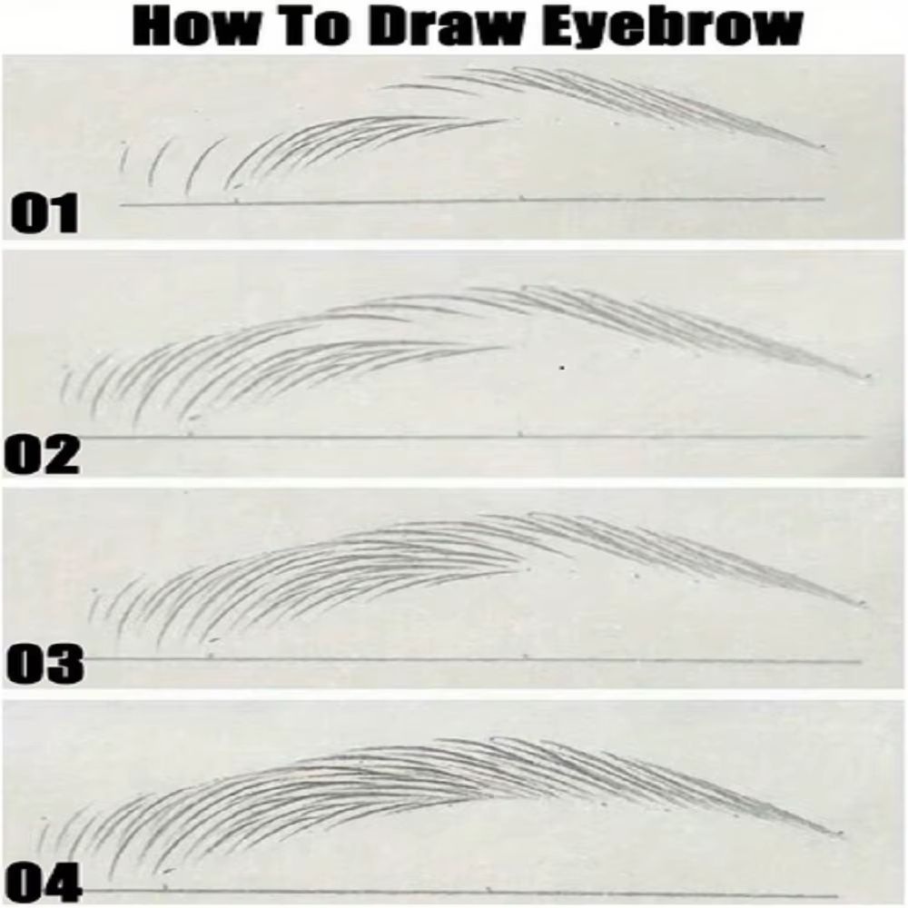 PrecisionLine Ultra Fine Waterproof Eyebrow Pen  Long Lasting Smudge Proof High Pigment Brow Pencil 2