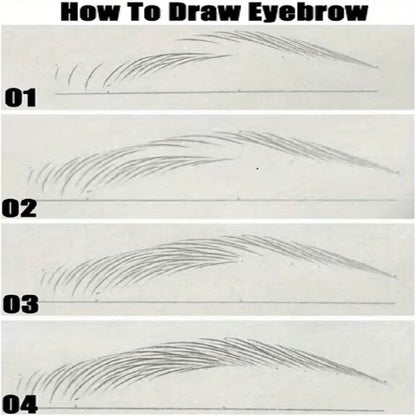 PrecisionLine Ultra Fine Waterproof Eyebrow Pen  Long Lasting Smudge Proof High Pigment Brow Pencil 2