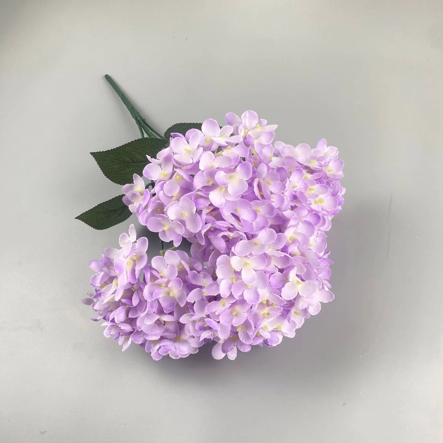 Elegant 5Head Silk Hydrangea Bouquet  Realistic Artificial Flowers For Home Wedding  Party Decor 12