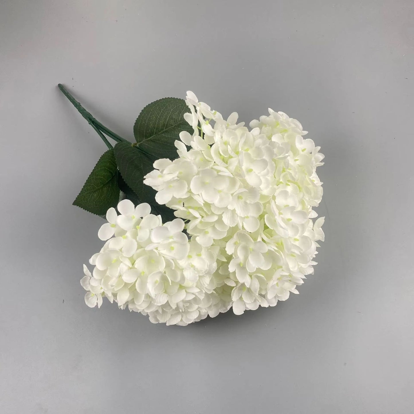 Elegant 5Head Silk Hydrangea Bouquet  Realistic Artificial Flowers For Home Wedding  Party Decor 7