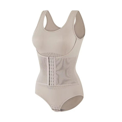 2025 Womens Tummy Control Bodysuit Shapewear With Zipper Belt  Slimming Waist Trainer  Body Shaper 7