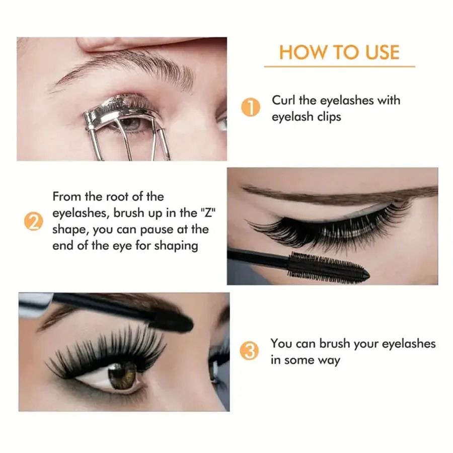 Waterproof 4D Mascara For Thick Long Lashes 3