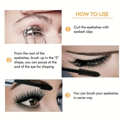 Waterproof 4D Mascara For Thick Long Lashes 3