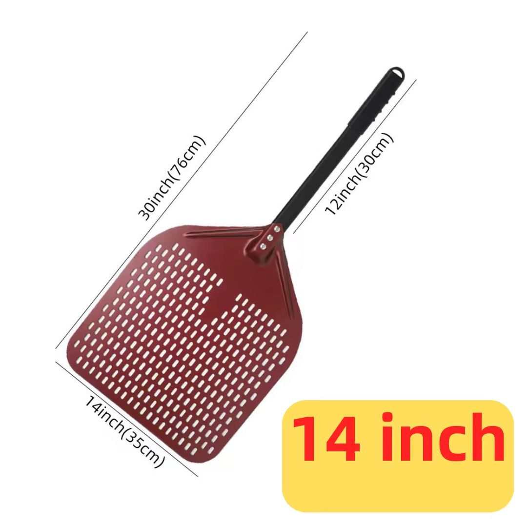 Aluminum Pizza Peel Paddle  6 12 13  14 Inch Hard Anodized Bread  Pizza Oven Spatula For Baking 9