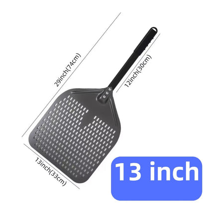Aluminum Pizza Peel Paddle  6 12 13  14 Inch Hard Anodized Bread  Pizza Oven Spatula For Baking 11
