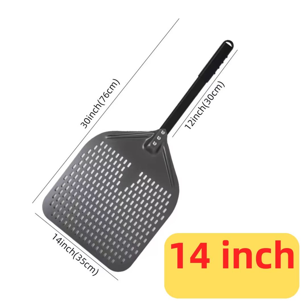Aluminum Pizza Peel Paddle  6 12 13  14 Inch Hard Anodized Bread  Pizza Oven Spatula For Baking 14