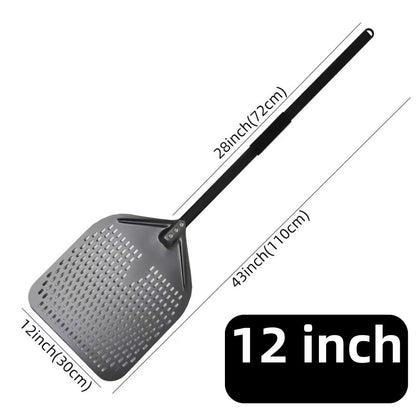 Aluminum Pizza Peel Paddle  6 12 13  14 Inch Hard Anodized Bread  Pizza Oven Spatula For Baking 19
