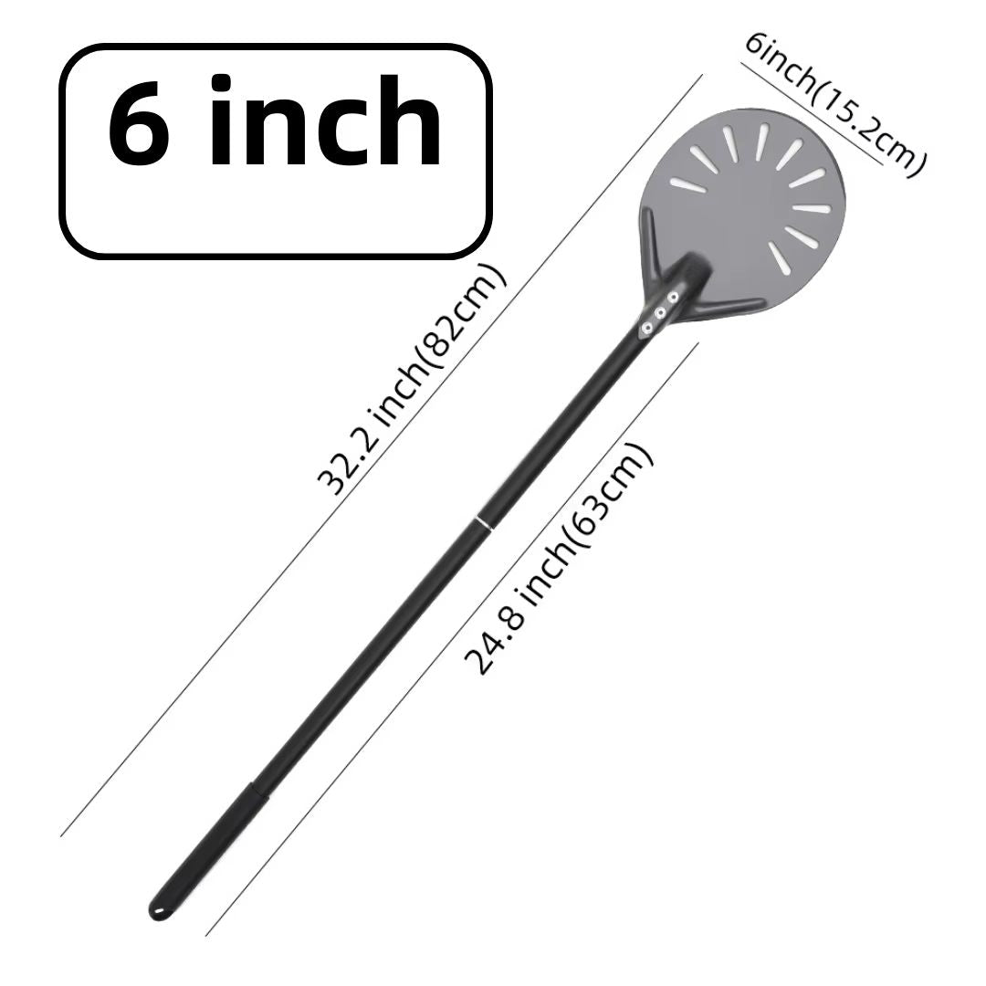 Aluminum Pizza Peel Paddle  6 12 13  14 Inch Hard Anodized Bread  Pizza Oven Spatula For Baking 29