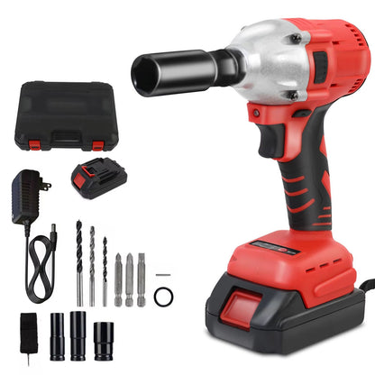 1000Nm Cordless Impact Wrench Drill  Brushless High Torque 20V Electric Power Tool With Battery  Fa 6