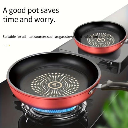 Premium 24cm Cast Iron Omelette Pan  Nonstick Honeycomb Frying Pan For Gas  Electric Cooktops 1