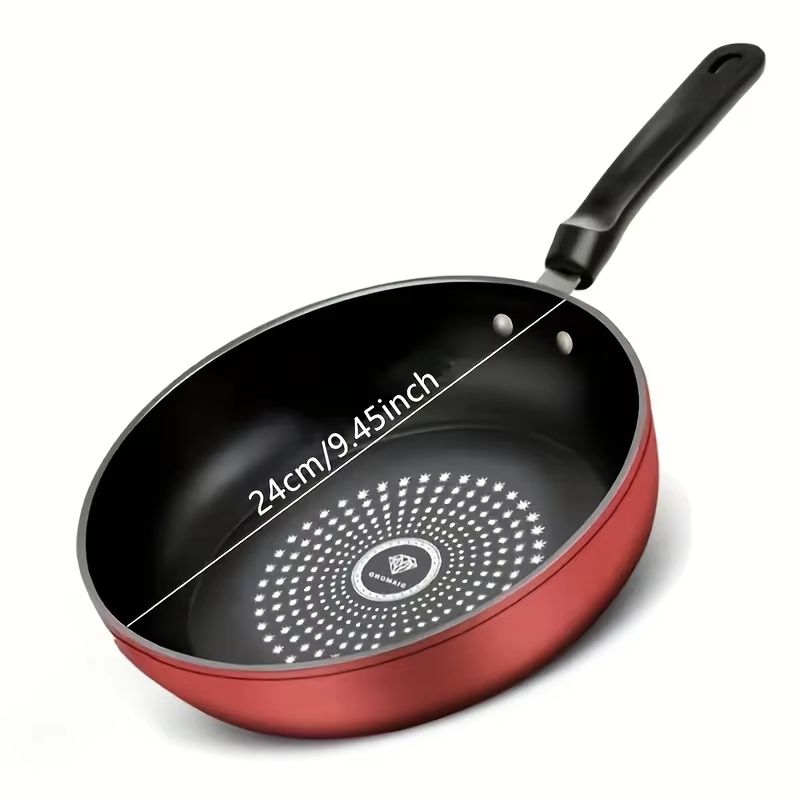 Premium 24cm Cast Iron Omelette Pan  Nonstick Honeycomb Frying Pan For Gas  Electric Cooktops 6
