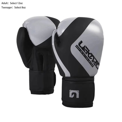 Adult Professional 12oz Boxing Training Gloves  PU Leather Muay Thai  Kickboxing Gloves For Men And 7