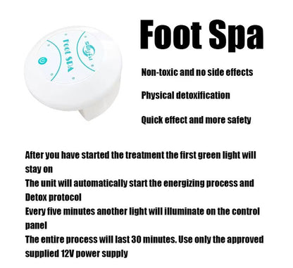 Detox Ion Electric Foot Spa Bath Massager  Vibrating Whirlpool Footbath For Relaxation  Health Ther 3