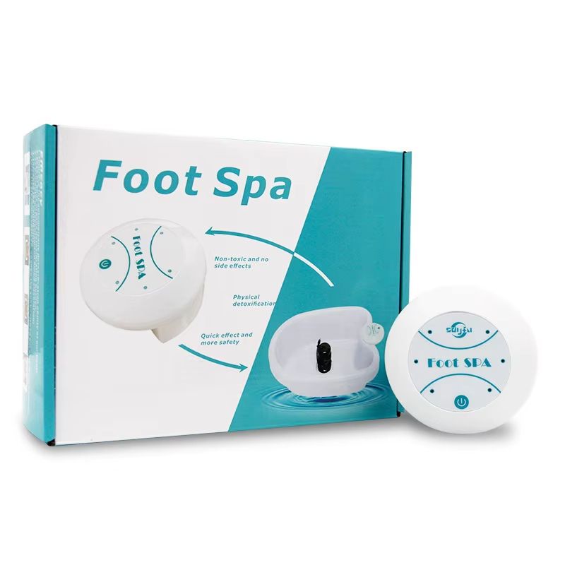 Detox Ion Electric Foot Spa Bath Massager  Vibrating Whirlpool Footbath For Relaxation  Health Ther 5
