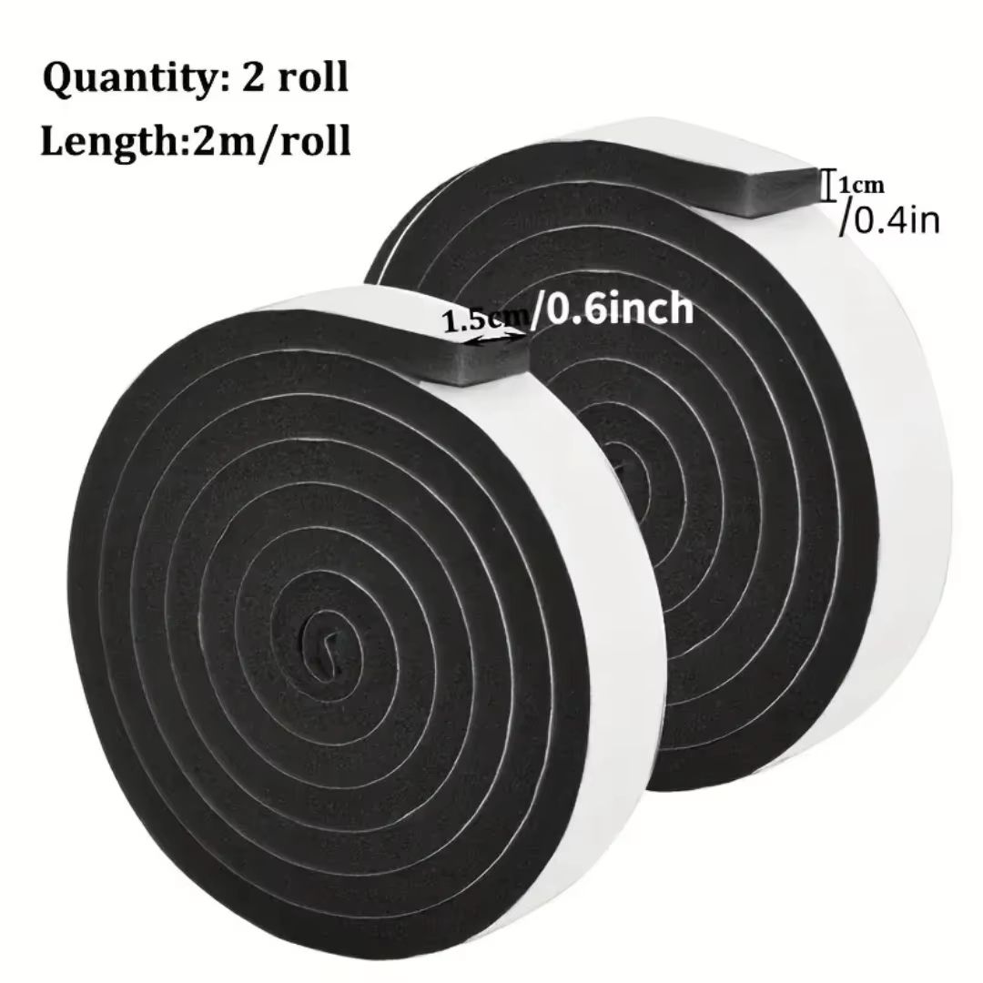 4m SelfAdhesive Foam Door And Window Sealing Strip  Windproof Soundproof  Dustproof Weather Strippi 1