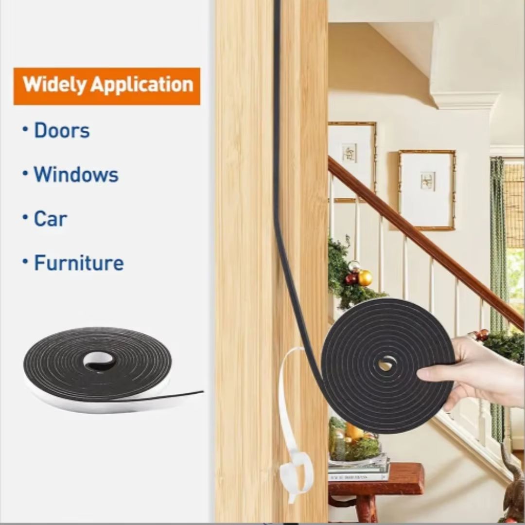 4m SelfAdhesive Foam Door And Window Sealing Strip  Windproof Soundproof  Dustproof Weather Strippi 3