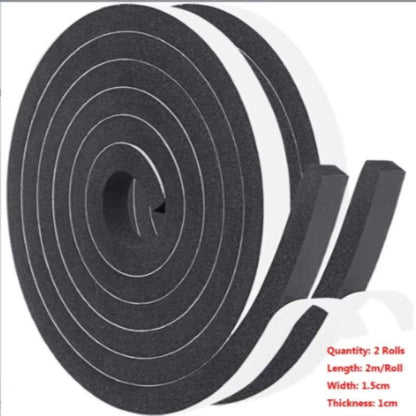 4m SelfAdhesive Foam Door And Window Sealing Strip  Windproof Soundproof  Dustproof Weather Strippi 6