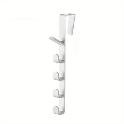 Over The Door Clothes Hanging Rack  SpaceSaving Plastic Storage Hooks For Bags Coats  Organization 7