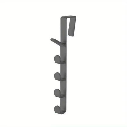 Over The Door Clothes Hanging Rack  SpaceSaving Plastic Storage Hooks For Bags Coats  Organization 8
