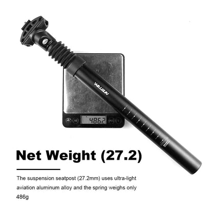 WG23A Suspension Seatpost  ShockAbsorbing Mountain Bike Seat Post Tube For MTB  Road Bikes 272  286 5