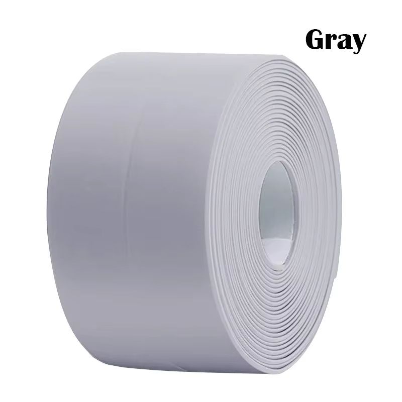Waterproof SelfAdhesive Caulk Sealing Tape  PVC OilProof Kitchen Sink  Bathroom Edge Strip 1m  2m   7